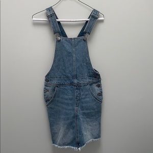 Sincerely Jules Fade Away Denim Skirt Overalls
